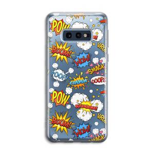 CaseCompany Pow Smack: Samsung Galaxy S10e Transparant Hoesje