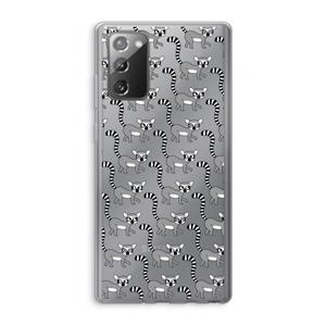 CaseCompany Makis: Samsung Galaxy Note 20 / Note 20 5G Transparant Hoesje