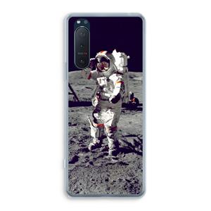 CaseCompany Spaceman: Sony Xperia 5 II Transparant Hoesje