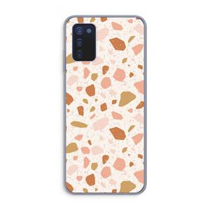 CaseCompany Terrazzo N°18: Samsung Galaxy A03s Transparant Hoesje