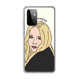 CaseCompany Mary Kate: Samsung Galaxy A72 Transparant Hoesje