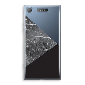 CaseCompany Combinatie marmer: Sony Xperia XZ1 Transparant Hoesje