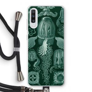 CaseCompany Haeckel Cubomedusae: Samsung Galaxy A70 Transparant Hoesje met koord