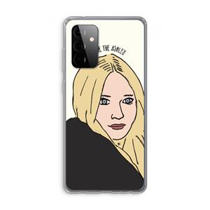 CaseCompany Ashley: Samsung Galaxy A72 Transparant Hoesje