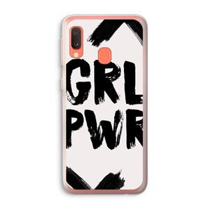 CaseCompany Girl Power #2: Samsung Galaxy A20e Transparant Hoesje