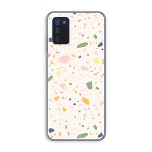 CaseCompany Terrazzo N°21: Samsung Galaxy A03s Transparant Hoesje