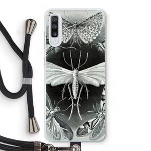 CaseCompany Haeckel Tineida: Samsung Galaxy A70 Transparant Hoesje met koord