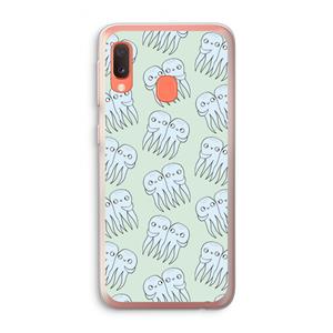 CaseCompany Octopussen: Samsung Galaxy A20e Transparant Hoesje