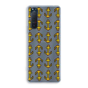CaseCompany Musketon Anchor: Sony Xperia 5 II Transparant Hoesje