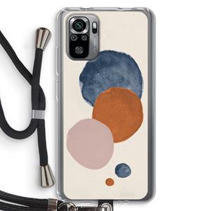 CaseCompany Geo #4: Xiaomi Redmi Note 10S Transparant Hoesje met koord
