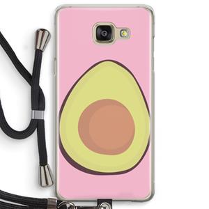CaseCompany Avocado: Samsung Galaxy A5 (2016) Transparant Hoesje met koord