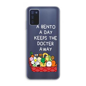 CaseCompany Bento a day: Samsung Galaxy A03s Transparant Hoesje