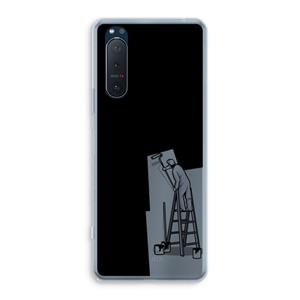 CaseCompany Musketon Painter: Sony Xperia 5 II Transparant Hoesje