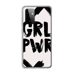 CaseCompany Girl Power #2: Samsung Galaxy A72 Transparant Hoesje