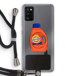 CaseCompany Ultra Sensitive: Samsung Galaxy A41 Transparant Hoesje met koord