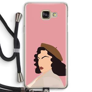 CaseCompany Confidence: Samsung Galaxy A5 (2016) Transparant Hoesje met koord