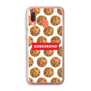CaseCompany Koekerond: Samsung Galaxy A20e Transparant Hoesje