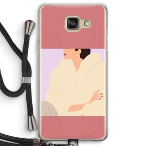 CaseCompany Cosy: Samsung Galaxy A5 (2016) Transparant Hoesje met koord