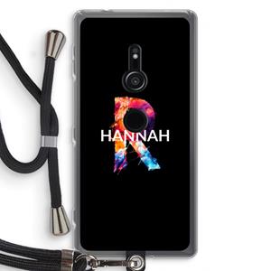 CaseCompany Abstract Spectrum: Sony Xperia XZ2 Transparant Hoesje met koord