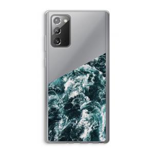 CaseCompany Zee golf: Samsung Galaxy Note 20 / Note 20 5G Transparant Hoesje