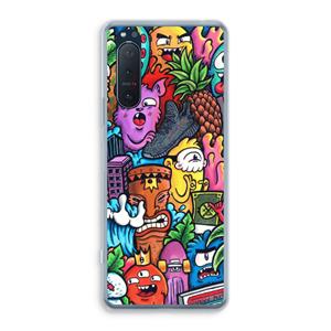 CaseCompany Vexx Mixtape: Sony Xperia 5 II Transparant Hoesje