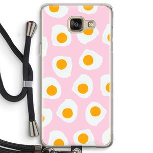 CaseCompany Dancing eggs: Samsung Galaxy A5 (2016) Transparant Hoesje met koord