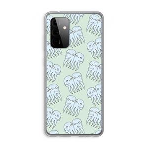 CaseCompany Octopussen: Samsung Galaxy A72 Transparant Hoesje