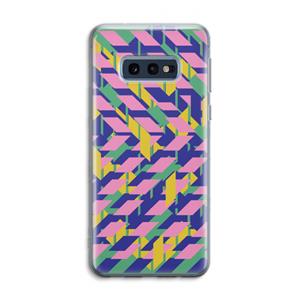 CaseCompany Skew Blush 1: Samsung Galaxy S10e Transparant Hoesje
