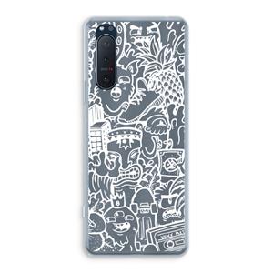 CaseCompany Vexx Mixtape #2: Sony Xperia 5 II Transparant Hoesje