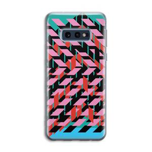 CaseCompany Skew Blush 2: Samsung Galaxy S10e Transparant Hoesje