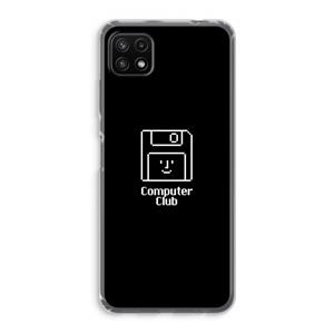 CaseCompany Hello: Samsung Galaxy A22 5G Transparant Hoesje