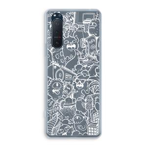 CaseCompany Vexx City #2: Sony Xperia 5 II Transparant Hoesje
