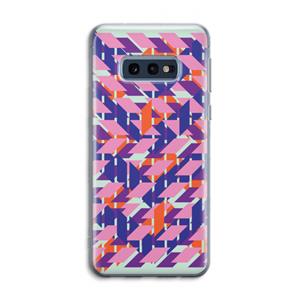 CaseCompany Skew Blush 3: Samsung Galaxy S10e Transparant Hoesje