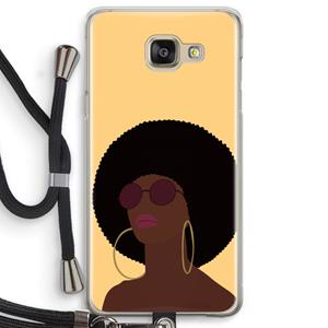 CaseCompany Golden hour: Samsung Galaxy A5 (2016) Transparant Hoesje met koord