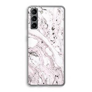 CaseCompany Mengelmoes: Samsung Galaxy S21 Transparant Hoesje