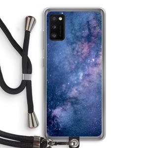 CaseCompany Nebula: Samsung Galaxy A41 Transparant Hoesje met koord