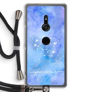 CaseCompany Sterrenbeeld - Licht: Sony Xperia XZ2 Transparant Hoesje met koord