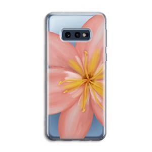 CaseCompany Pink Ellila Flower: Samsung Galaxy S10e Transparant Hoesje