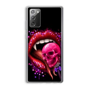CaseCompany Dodelijk zoet: Samsung Galaxy Note 20 / Note 20 5G Transparant Hoesje