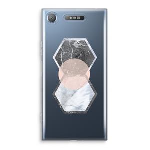 CaseCompany Creatieve toets: Sony Xperia XZ1 Transparant Hoesje