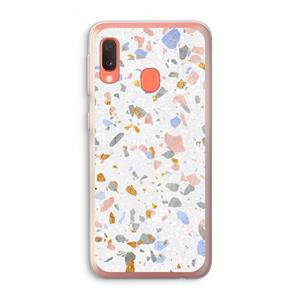 CaseCompany Terrazzo N°8: Samsung Galaxy A20e Transparant Hoesje