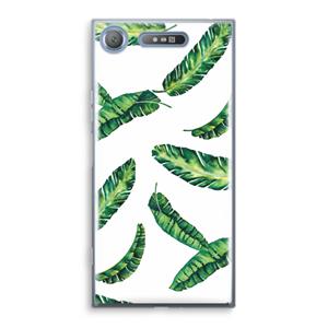 CaseCompany Lange bladeren: Sony Xperia XZ1 Transparant Hoesje