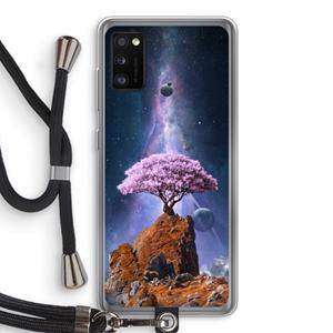 CaseCompany Ambition: Samsung Galaxy A41 Transparant Hoesje met koord