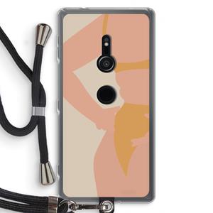 CaseCompany Bikini body: Sony Xperia XZ2 Transparant Hoesje met koord