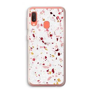 CaseCompany Terrazzo N°9: Samsung Galaxy A20e Transparant Hoesje