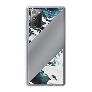 CaseCompany Golven: Samsung Galaxy Note 20 / Note 20 5G Transparant Hoesje