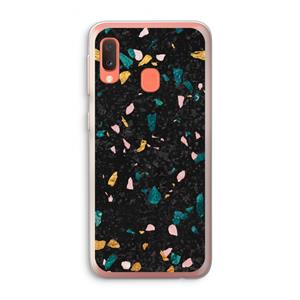 CaseCompany Terrazzo N°10: Samsung Galaxy A20e Transparant Hoesje