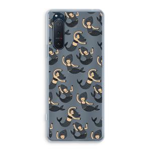 CaseCompany Zeemeermin: Sony Xperia 5 II Transparant Hoesje