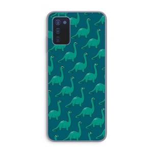 CaseCompany Diplodocus: Samsung Galaxy A03s Transparant Hoesje