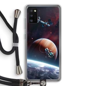 CaseCompany Examiner: Samsung Galaxy A41 Transparant Hoesje met koord